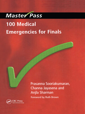cover image of 100 Medical Emergencies for Finals
